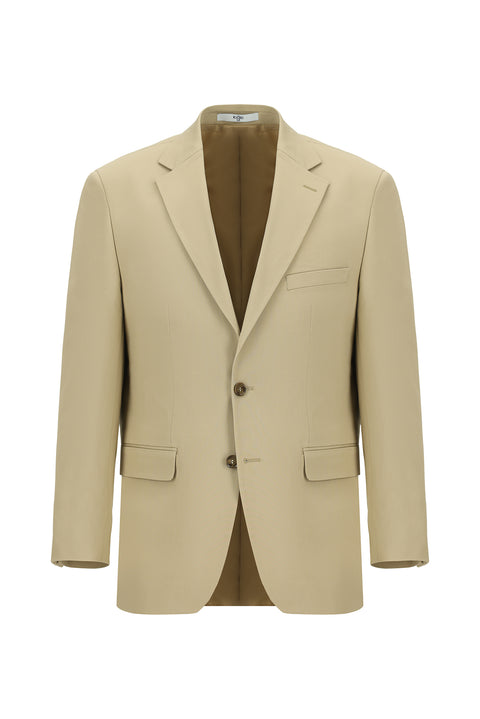 Light Beige 4-Drop Relaxed Fit Suit