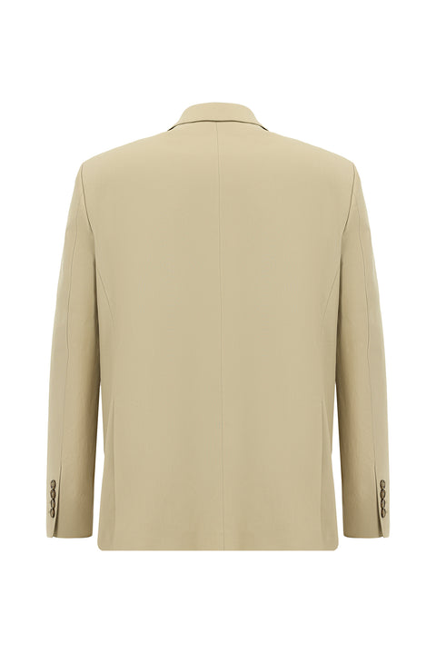 Light Beige 4-Drop Relaxed Fit Suit