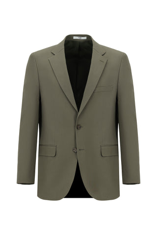  Orta Haki 4 Drop Relaxed Fit Rahat Kesim Takım Elbise