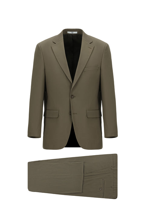 Dark Mink 4 Drop Relaxed Fit Suit