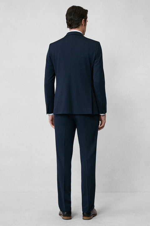 Dark Navy 7 Drop Slim Fit Narrow Cut Seasonal Double-Breasted Suit