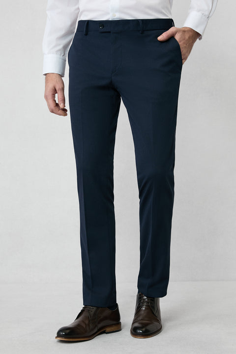 Dark Navy 7 Drop Slim Fit Narrow Cut Seasonal Double-Breasted Suit