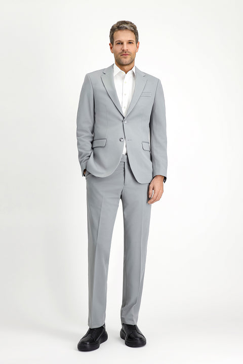 Light Grey 6 Drop Regular Fit Standard Cut Seasonal Suit
