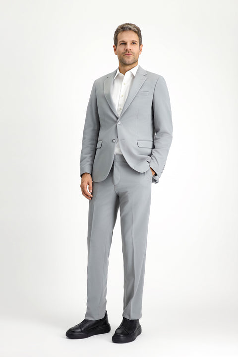 Light Grey 6 Drop Regular Fit Standard Cut Seasonal Suit