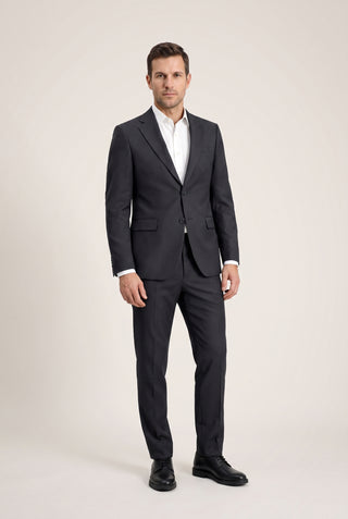  Koyu Antrasit 4 Drop Relaxed Fit Rahat Kesim Mevsimlik Takım Elbise