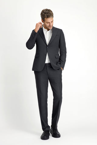  Koyu Antrasit 7 Drop Slim Fit Dar Kesim Mevsimlik Takım Elbise