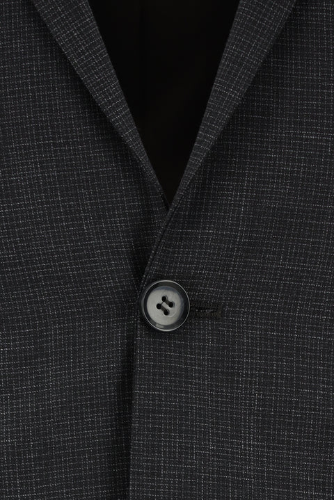 Dark Brown 7 Drop Super Slim Fit Extra Narrow Cut Patterned Suit