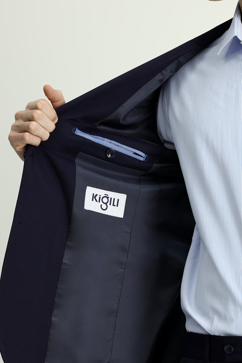 Dark Navy 7 Drop Slim Fit Suit