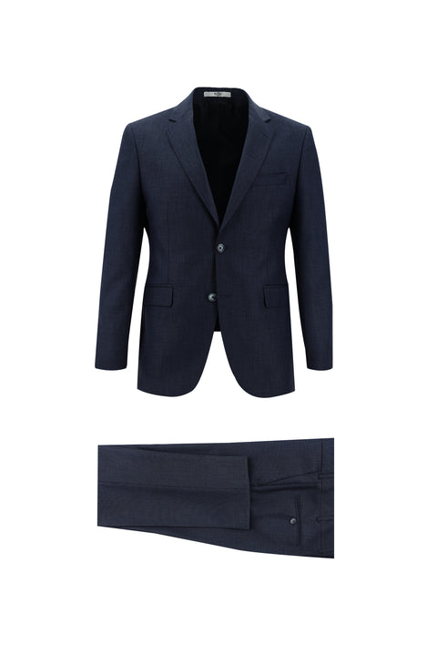 Dark Blue 7 Drop Slim Fit Narrow Cut Suit