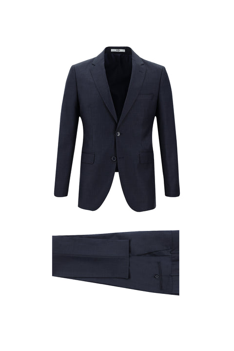Koyu Lacivert 7 Drop Slim Fit Dar Kesim Takım Elbise
