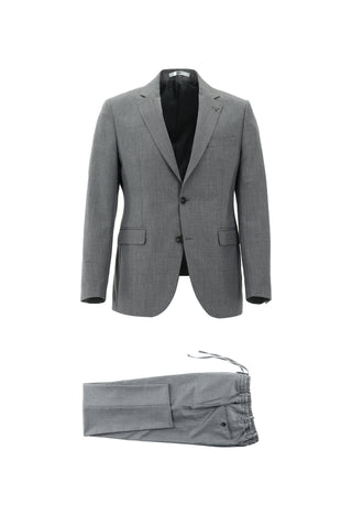  Orta Gri 7 Drop Slim Fit Dar Kesim Takım Elbise