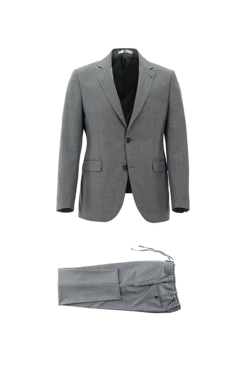 Medium Grey 7 Drop Slim Fit Suit