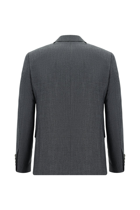 Dark Gray 7 Drop Slim Fit Narrow Cut Suit