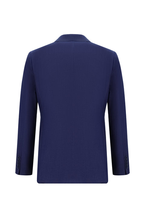 Light Navy Blue 7 Drop Slim Fit Narrow Cut Suit
