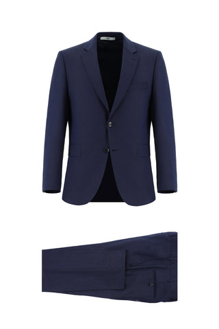  Koyu Lacivert 7 Drop Slim Fit Dar Kesim Takım Elbise