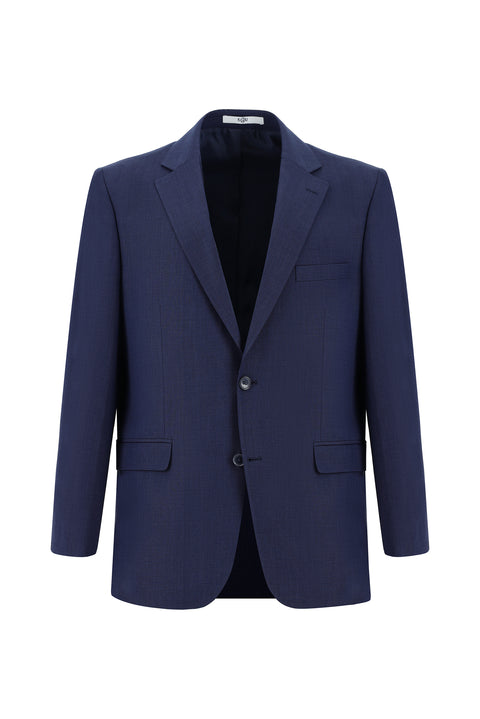 Dark Navy 4-Drop Relaxed Fit Suit