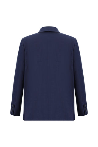  Koyu Lacivert 4 Drop Relaxed Fit Rahat Kesim Takım Elbise