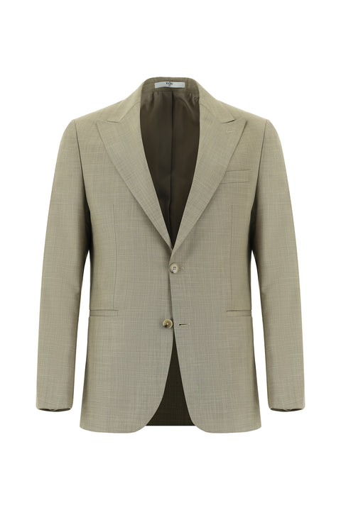 Camel 6 Drop Regular Fit Standard Cut Suit