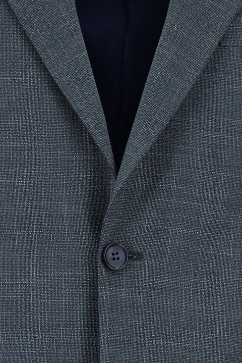 Indigo 4 Drop Relaxed Fit Patterned Suit