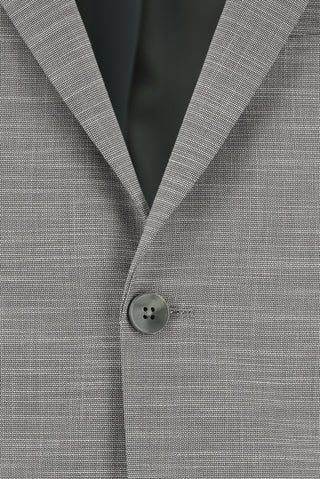  Açık Füme 7 Drop Super Slim Fit Eksra Dar Kesim Desenli Takım Elbise