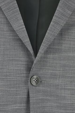  Orta Füme 7 Drop Slim Fit Dar Kesim Desenli Takım Elbise