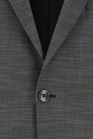  Koyu Füme 7 Drop Super Slim Fit Eksra Dar Kesim Desenli Takım Elbise