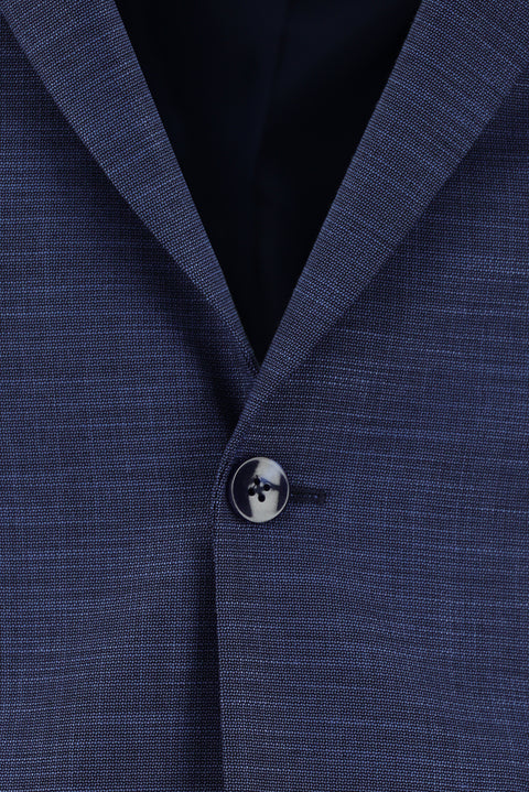 Light Navy Blue 6 Drop Regular Fit Standard Cut Patterned Suit