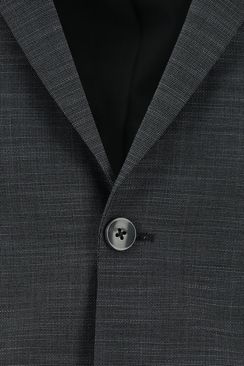 Medium Anthracite 6 Drop Regular Fit Standard Cut Patterned Suit