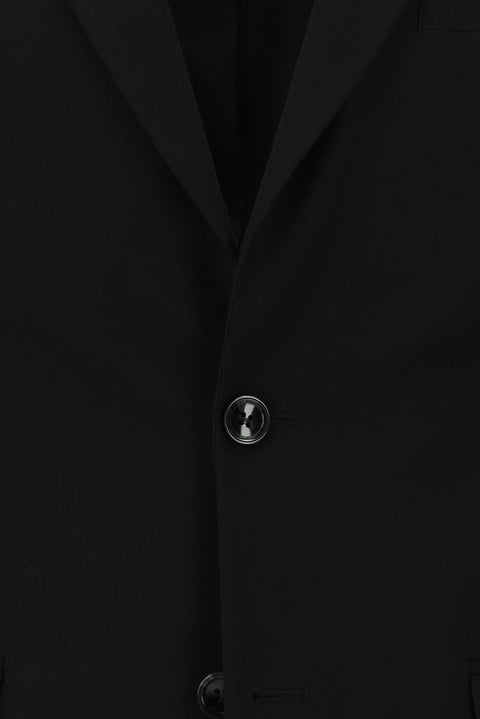 Black 6-Drop Regular Fit Standard Cut Suit
