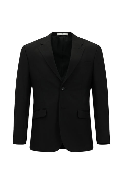 Siyah 7 Drop Slim Fit Dar Kesim Desenli Takım Elbise