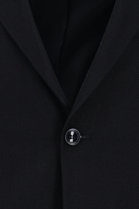 Dark Navy 7 Drop Slim Fit Patterned Suit