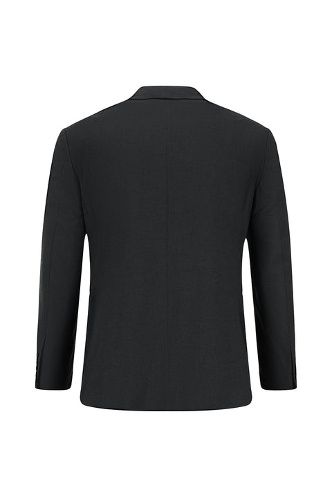 Dark Anthracite 7 Drop Slim Fit Patterned Suit