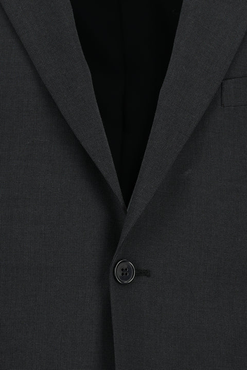 Dark Anthracite 7 Drop Slim Fit Patterned Suit