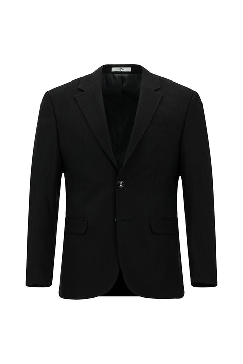 Black 7 Drop Slim Fit Patterned Suit