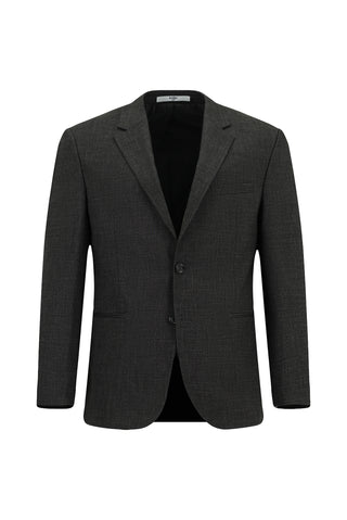  Orta Antrasit 4 Drop Relaxed Fit Rahat Kesim Desenli Takım Elbise