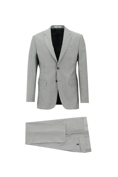 Medium Gray 6 Drop Regular Fit Standard Cut Suit