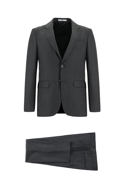 Dark Anthracite 7 Drop Slim Fit Narrow Cut Suit