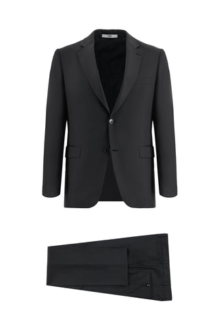  Siyah 7 Drop Slim Fit Dar Kesim Takım Elbise
