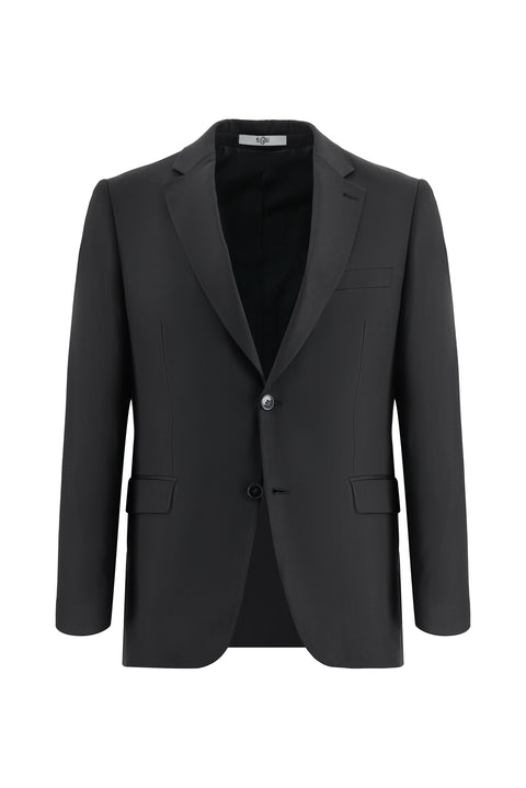Black 7 Drop Slim Fit Narrow Cut Suit