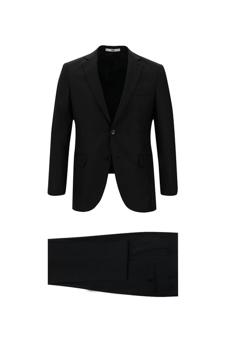 Black 7 Drop Super Slim Fit Extra Narrow Cut Suit