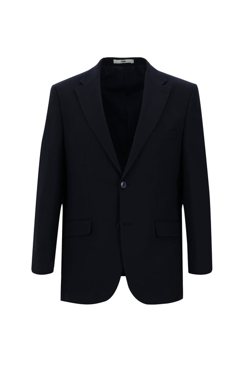 Dark Navy 4-Drop Relaxed Fit Suit