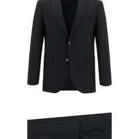 Black 7 Drop Slim Fit Narrow Cut Suit