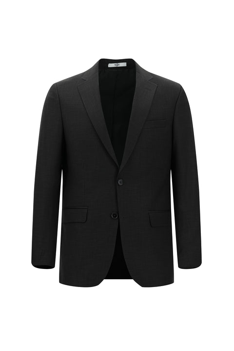 Medium Gray 4-Drop Relaxed Fit Suit