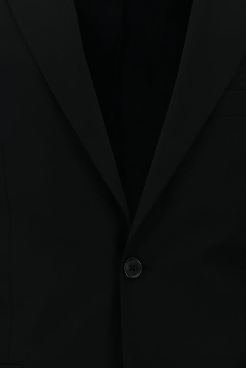 Black 8 Drop Muscle Fit Long Athletic Cut Suit