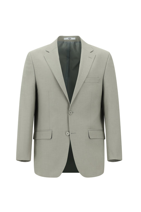 Light Gray 7 Drop Slim Fit Suit
