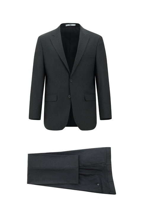 Dark Gray 4-Drop Relaxed Fit Suit