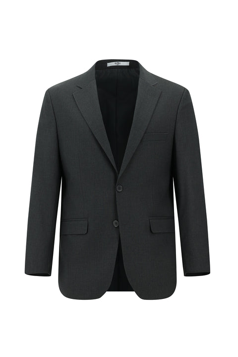 Dark Gray 6-Drop Regular Fit Standard Cut Suit