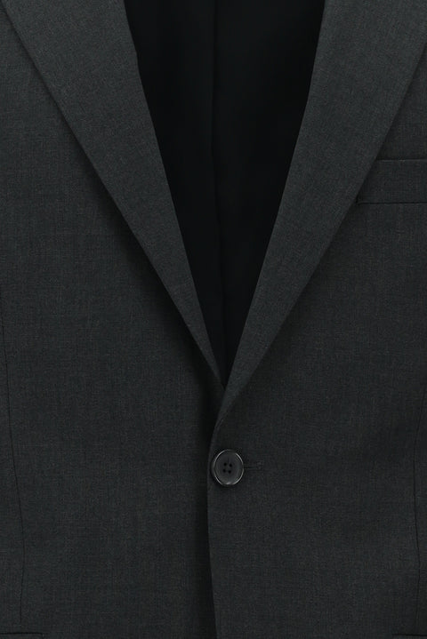 Dark Gray 8-Drop Muscle Fit Long Athletic Suit