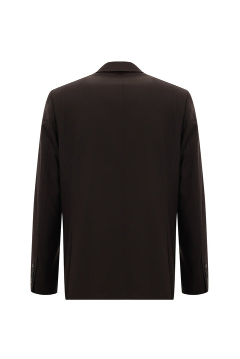 Dark Burgundy 8-Drop Muscle Fit Long Athletic Suit