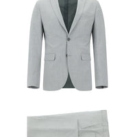 Light Grey 7 Drop Super Slim Fit Extra Narrow Cut Suit